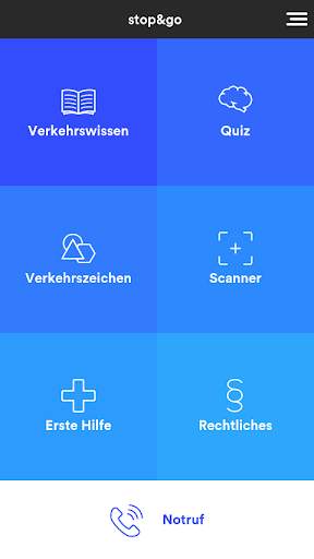 stop&go Verkehrssicherheits-App screenshot 1