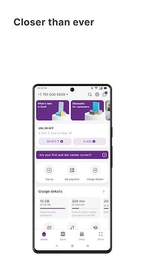 Kcell screenshot 1