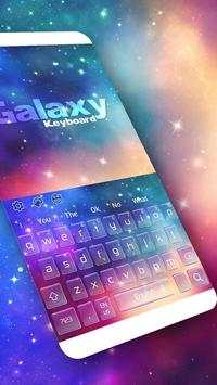 Dreamy Galaxy Keyboard Theme screenshot 4