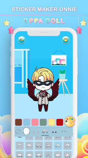 Sticker Maker-Unnie & Oppa doll screenshot 3