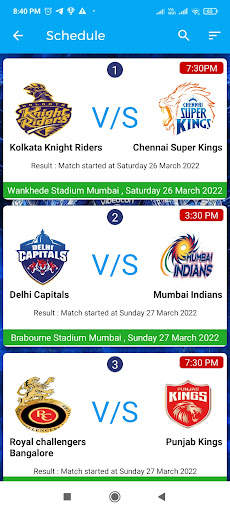 Tata IPL 2022 Live Cricket Tv screenshot 4