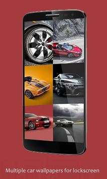 Car Lock Screen- Racing Car HD screenshot 1