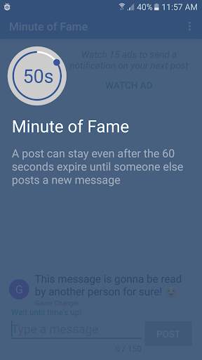 Minute of Fame - Be Famous! screenshot 2