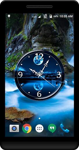 Moon Clock Live Wallpaper screenshot 1