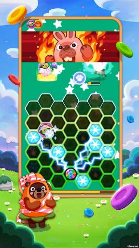 LINE Pokopang - puzzle game! screenshot 5
