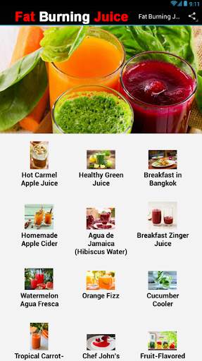 Fat Burning Juices Healthy screenshot 1
