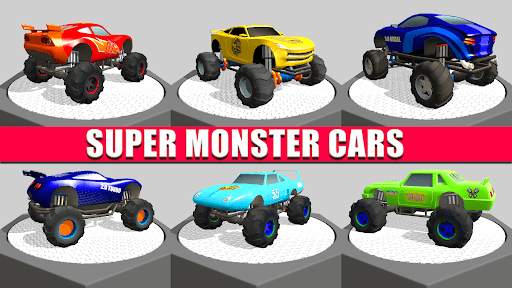 Monster Truck Racing For Kids screenshot 1