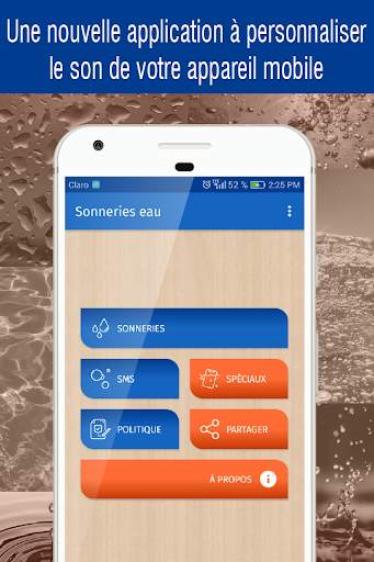 sonneries eau, sons de eau gratuite screenshot 1