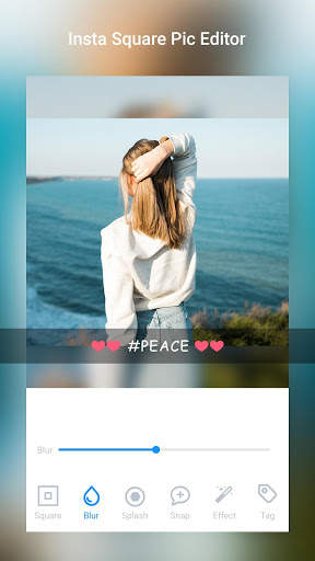 No Crop Photo Editor : SquarePic for Instagram screenshot 1
