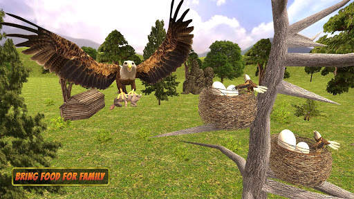 Eagle Simulators 3D Bird Game स्क्रीनशॉट 8