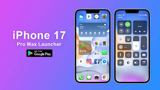 iPhone 17 Pro Max Launcher screenshot 1