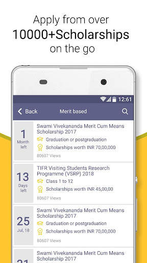 Scholarships for Indian studen screenshot 3