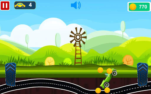 High Speed 2D Car Racing screenshot 2