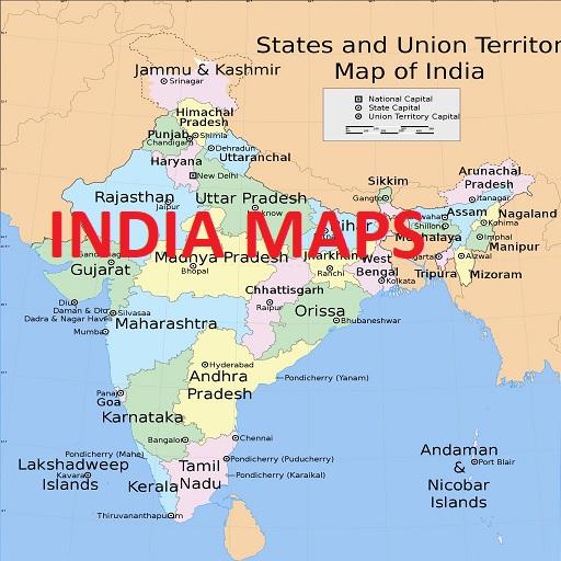 India maps icon