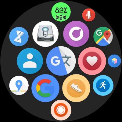 Bubble Cloud Tile Launcher Watch face (WearOS) screenshot 28