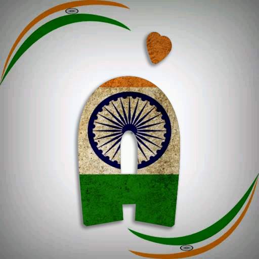 India Flag Photo DP & Name Letter Art screenshot 5