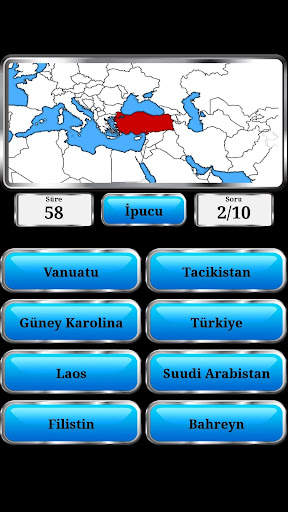 Dünya Coğrafyası Oyunu screenshot 2