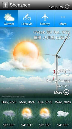 Linpus Weather screenshot 1