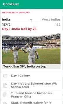 CrickBuzz : Live Cricket Score screenshot 4
