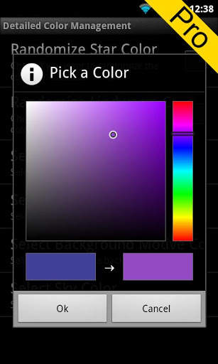 Night Sky Bot Live Wallpaper screenshot 6