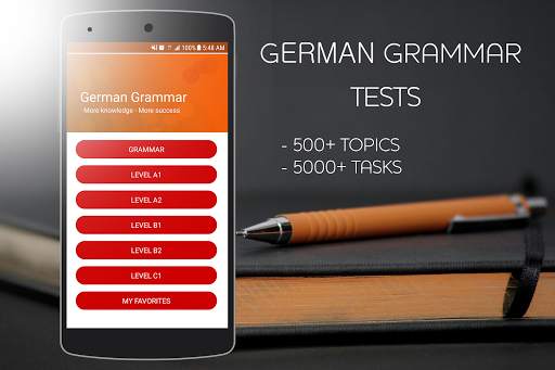 German Grammar Test screenshot 1