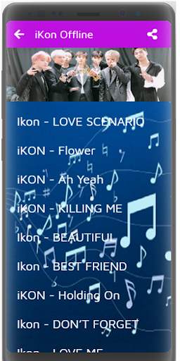 iKON Mp3 Offline screenshot 2