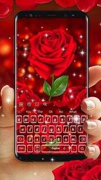Love Rose Live Keyboard Theme screenshot 1