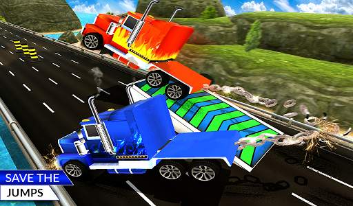 Chained Cars Rival Racing Impossible Stunt Driving screenshot 9