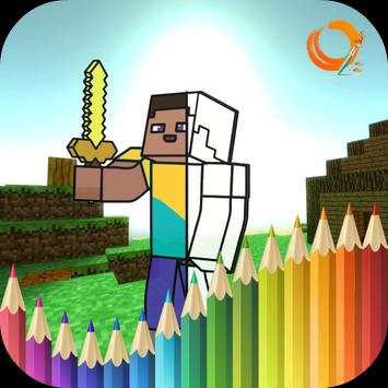 Coloring Books Mine Craft Game screenshot 1