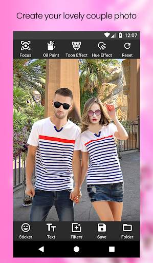Romantic Couple Photo Suit Editor screenshot 5