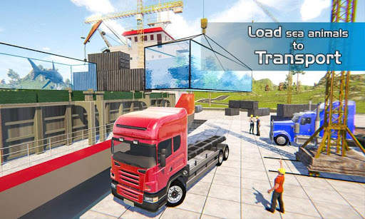 Sea Animal Transport Truck Sim screenshot 1