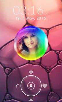 Bubble Photo Lock Screen screenshot 1