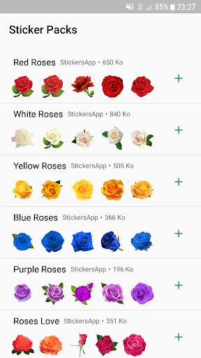 Roses Stickers For Whatsapp - WAStickerApps screenshot 1
