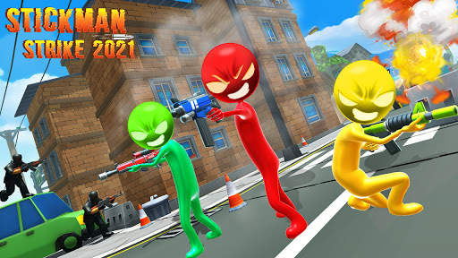 Stickman Strike 2021- angry Stick war screenshot 1