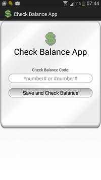 Check Balance App screenshot 1