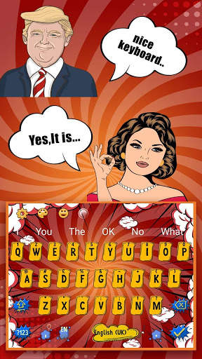 Comic Sticker Keyboard screenshot 2