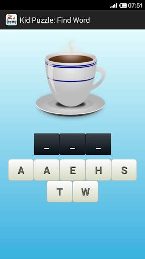 Kids Puzzle : Find Word скриншот 1