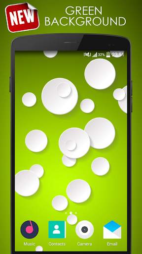 White Bubble Live Wallpaper screenshot 5