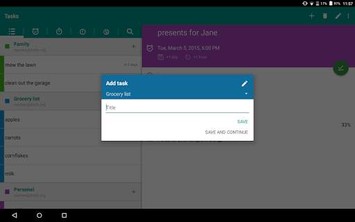OpenTasks 8 تصوير الشاشة