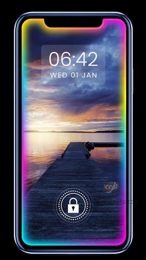 BorderLight Live Wallpaper-HD Colorfull Wallpaper screenshot 2