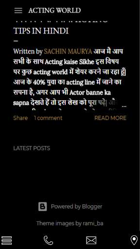 Acting world screenshot 2