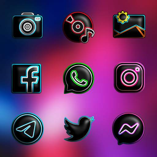 Flixy 3D - Icon Pack 3 تصوير الشاشة