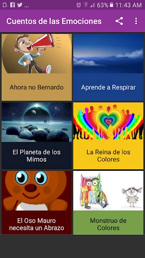 Cuentos de las Emociones скриншот 1