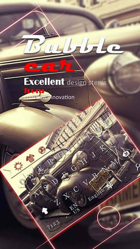 beat-up carr theme  vintage cars jalopy keyboard screenshot 2