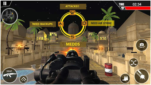 Grand Gun War Shoot 3D screenshot 1