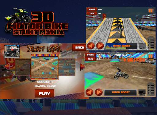 3D Motor Bike Stunt Mania screenshot 8