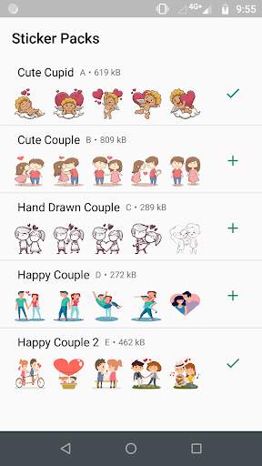 Love Stickers for Whatsapp (WAStickerApps) screenshot 1