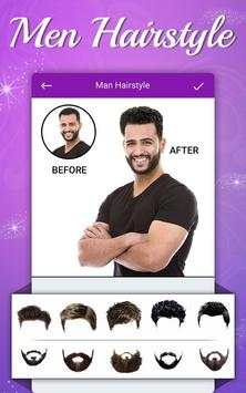 Men Hairstyle set my face 2018 screenshot 3