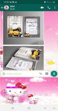 theme pink keyboard for Whatsapp screenshot 6