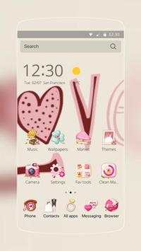 Sweet Love Heart Theme screenshot 1